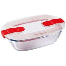 Plat Rectangle Avec Couvercle Cook - Heat - 17x10x5cm