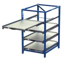Rayonnage À Tiroirs 150kg 4 Tiroirs 100% - Actiwork