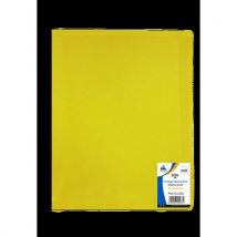 Reliure Plastique 100 Volets A4 - Jaune