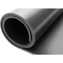 Coba - Feuille Caoutchouc Noir 1,4m x 10m x 1,5mm - Usage Commercial - Résistant - Idéal Industrie
