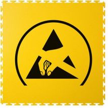 Dalle Pvc Tough-lock Esd-05mx05mx7mm-gris Foncé