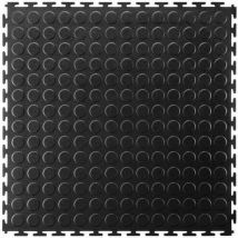 Dalle Pvc Tough-lock Pastillé-05mx05mx7mm-noir