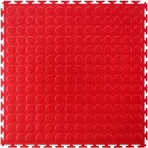 Dalle Pvc Tough-lock Pastillé-05mx05mx7mm-rouge