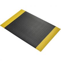 Tapis Anti-fatigue Orthomat Diamond-06mx09m-noir/jaune