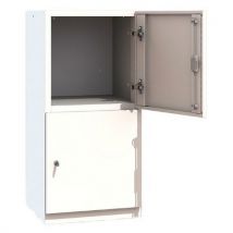 Armoire Monobloc Dim. 45x45x95h 2 Portes Fermeture À Clé