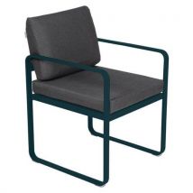 Fauteuil Repas Bellevie Bleu Acapulco - Gris Graphite