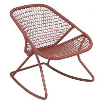 Rocking Chair Sixties - Ocre Rouge