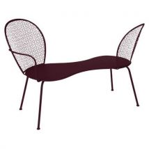Banquette Conversation Lorette - Cerise Noire