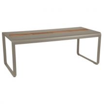 Table Bellevie 196 X 90 Cm Avec Rangement - Muscade