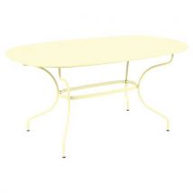 Table Opéra+ Ovale 160 X 90 Cm - Citron Givré