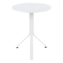 Table Rest'o Ø 60 Cm - Blanc Coton