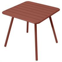 Table 4 Pieds 80x80 Luxembourg Ocre Rouge
