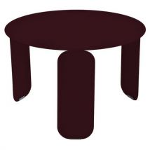 Table Basse Ronde Bebop Ø 60 Cm Cerise Noire