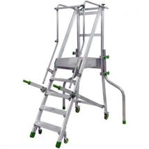 Plate-forme Mobile À Poignées - 4 Marches