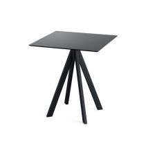 Infinity Table De Bistrot Noir 70x70 Cm