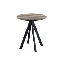 Infinity Table De Bistrot Tropical Wood Ø70 Cm