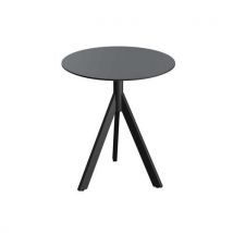 Infinity Tripod Table De Bistrot Noir Ø70 Cm