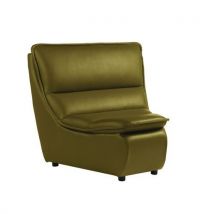 Chauffeuse Angle 45° Zeny Tissu Chiné Non Feu M1 Vert