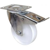 Roulette Portroll/manuroll À Platine 125 Mm Ø 125mm - 125 Kg
