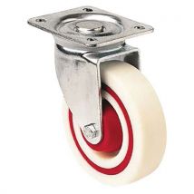 Roulette Sandwich À Platine Pivotante Ø 125mm - 200 Kg