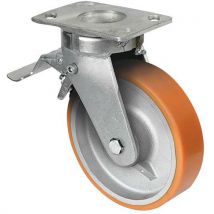 Roulette H55b-23 À Platine Fixe De 200 Mm Ø 200mm - 1000 Kg