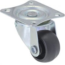 Roulette En Tôle D'acier Pivotante Ø 30 Mm - 16 Kg