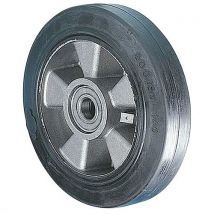 Roue En Caoutchouc Élastique Aluminium Alésage 30mm - 700kg
