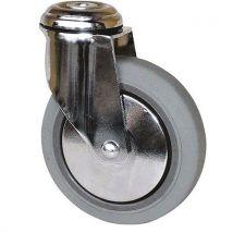 Roulette Thermoplastique En Acier Ø 80 Mm - 70 Kg