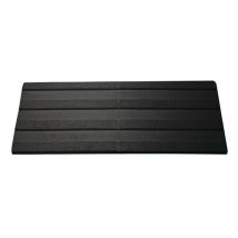 Wattelez - Bande d'alerte podotactile adhésive extérieure 4 nervures 625x220mm Noir - Accessibilité handicapé
