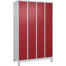 Armoire À Casiers Classic Plus Sur Pieds-16 Casiers-ral3003