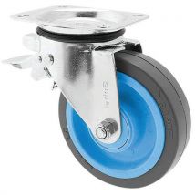 Roulette À Roue Caoutchouc Super Élastique Ø 160mm - 350 Kg