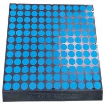 Matlast Noir - 555 X 50 Cm - Pastille Bleue - 1 Bord