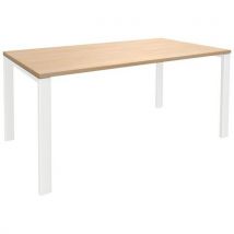 Bureau Aeris 160x80cm Chêne/blanc