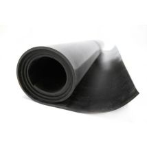 Coba - Feuille Caoutchouc EPDM Rubber - 1,4m x 4,5mm Noir - Mètre Linéaire - Résistant -30°C à 80°C