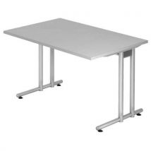Bureau Fixe 120 Cm Série N Gris