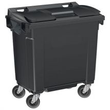 Conteneur 770l Gris/gris Timon D'attelage