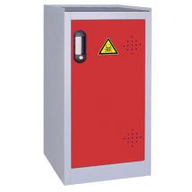 Armoire De Sûreté 80l 1 Porte Rouge Pour Produits Dangereux