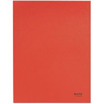 Chemise 3 Rabats En Carton Recycle Leitz Rouge