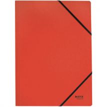 Chemise En Carton Recycle Leitz Avec Élastiques Rouge