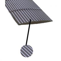 Nez De Marche Aluminium Strie 35 Mm Plat L.15 M A Visser