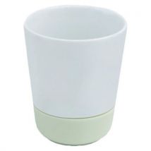 Gobelets 16 Cl Antidérapants Porcelaine Blanc/gris