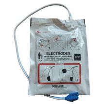 Paire D'électrodes Adulte Pré-con. Défibrillateur Fred Pa-1 Schiller