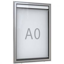 Vitrine D'affichage Premium Tn400 - A0 Portrait - Aluminium