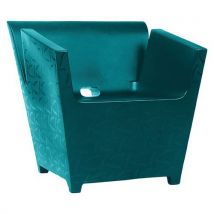 Fauteuil Raffy Bleu D'eau Ral 5021