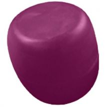 Pouf Galet De Paul Ø 35 Cm Violet Recycle 30%