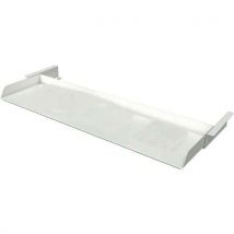 Plateau De Rangement Coulissant L110xp30xh60cmblanc 3799