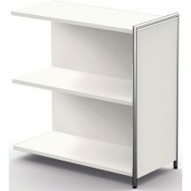 Buffet D'appoint Artline 780x380x780 Mm 2 Étagères Blanc