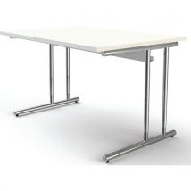Bureau Règlable - Artline L1200xp800xh680-820 Mm Blanc