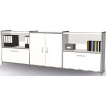 Buffet Artline Large 1 Tiroir 1 Porte Blanc