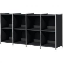 Buffet Étroit Artline 3 Buffets D'appoint Ouvert Anthracite